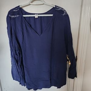 Women's Old Navy Navy blue blouse XXL